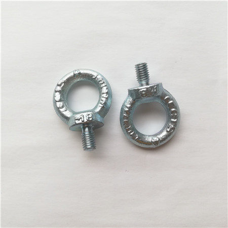 Śruby pierścieniowe do rusztowania oczkowego kute matrycowo z trzpieniem gwintowanym, podkładką i zaciskiem M12 X 210